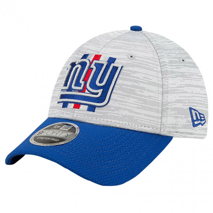 New York Giants New Era 9FORTY Official NFL Training Digi-Tech Heather Stretch Snap cappellino