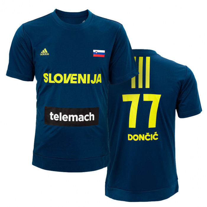 Slovenija Adidas KZS ogrevalna majica Dončić 77