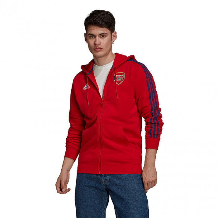 Arsenal Adidas 3S Full-Zip majica sa kapuljačom