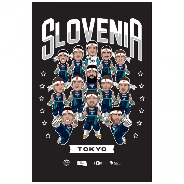Slovenija KZS Tokyo poster