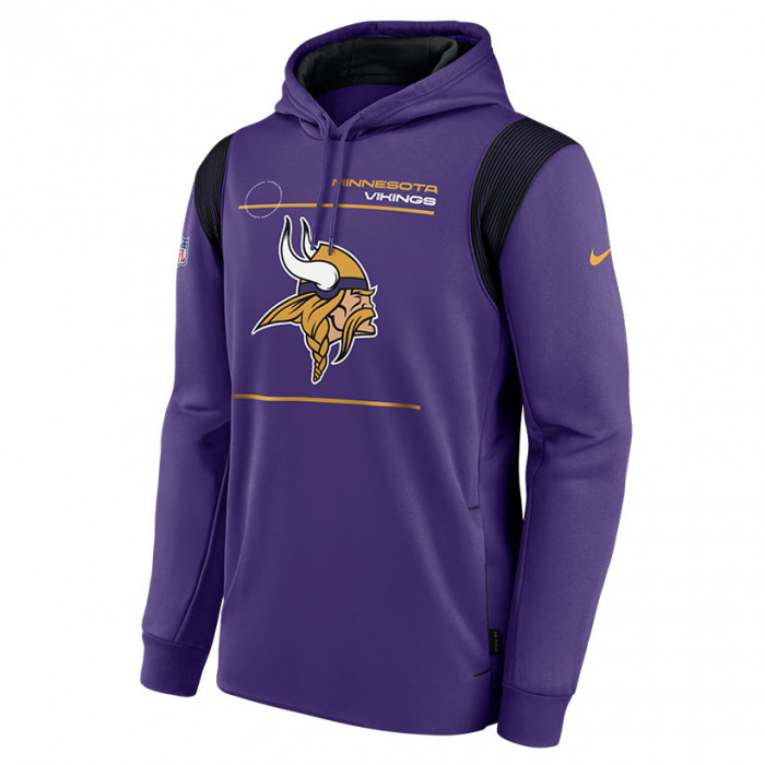 Minnesota Vikings Nike Therma pulover sa kapuljačom