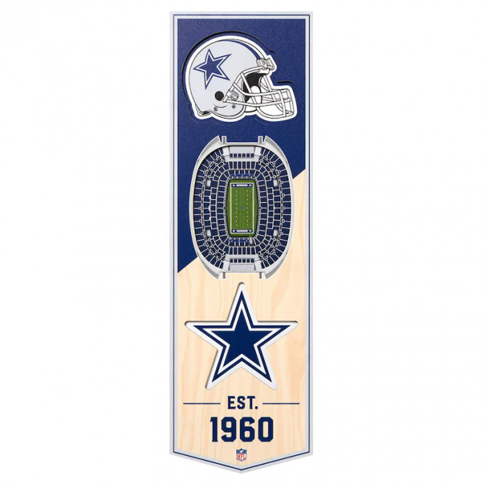 Dallas Cowboys 3D Stadium Banner 