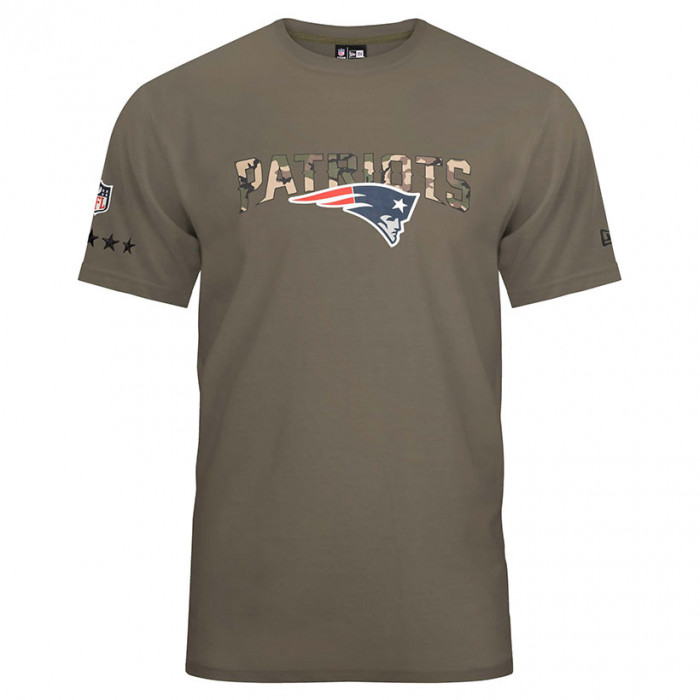New England Patriots New Era Camo Wordmark T-Shirt