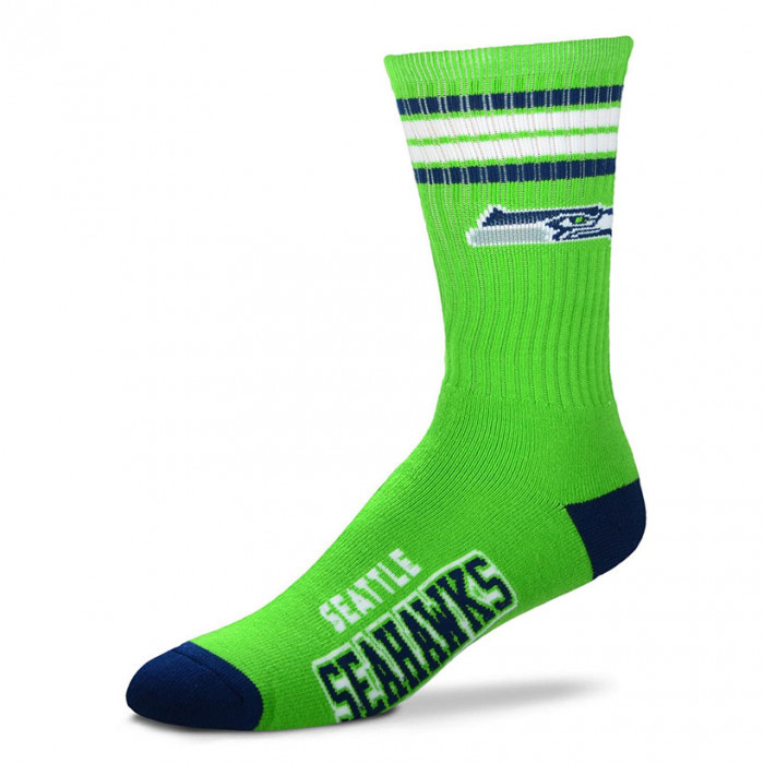 Seattle Seahawks For Bare Feet Graphic 4-Stripe Deuce calze 