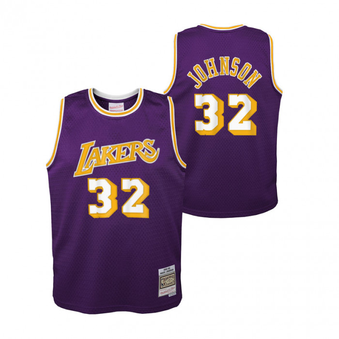 Magic Johnson Los Angeles Lakers Mitchell & Ness 1984-85