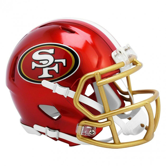 San Francisco 49ers Riddell Flash Alternative Speed Mini čelada 