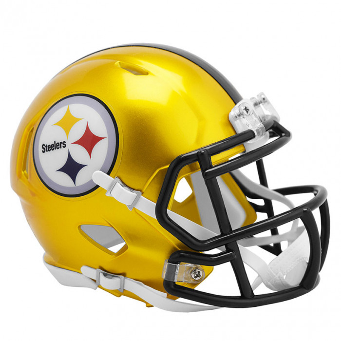 Pittsburgh Steelers Riddell Flash Alternative Speed Mini čelada 