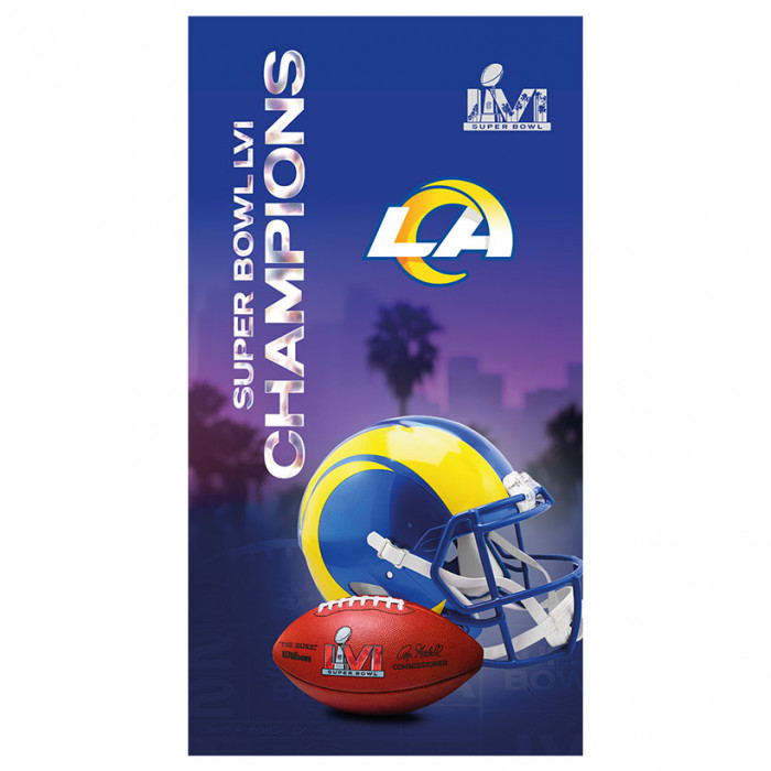 Los Angeles Rams Super Bowl LVI Champions asciugamano 
