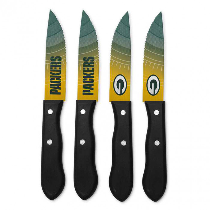 Green Bay Packers Steak Knives Set 4x nož za zrezke