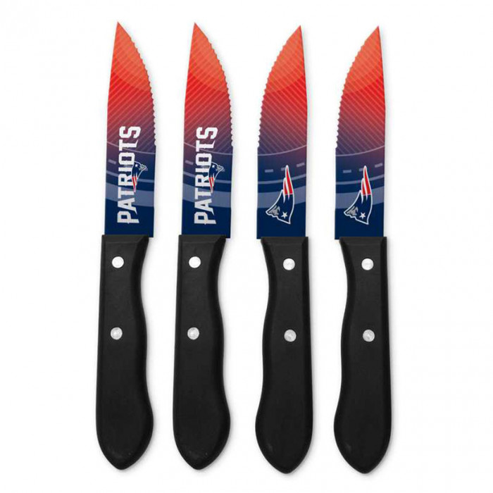 New England Patriots Steak Knives Set 4x nož za zrezke