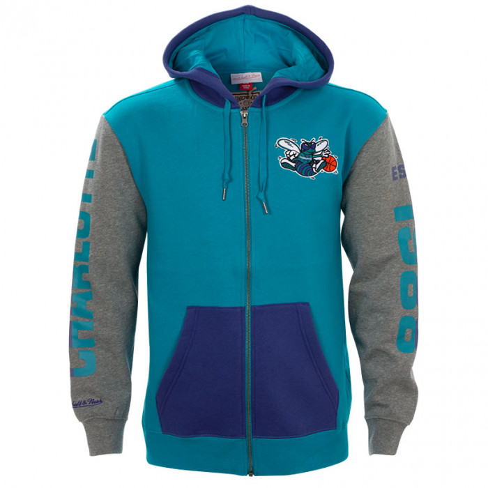Charlotte Hornets Mitchell and Ness jopica s kapuco