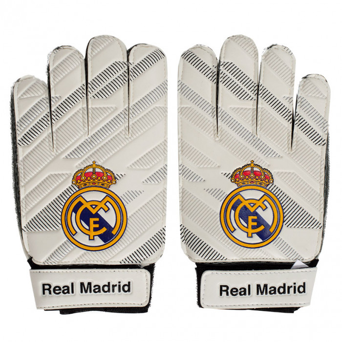 Real Madrid N°2 Youth Kinder Torwarthandschuhe Größe 7