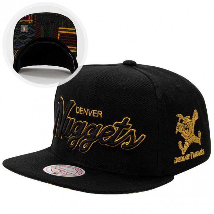 Denver Nuggets Mitchell and Ness BHM Script kačket