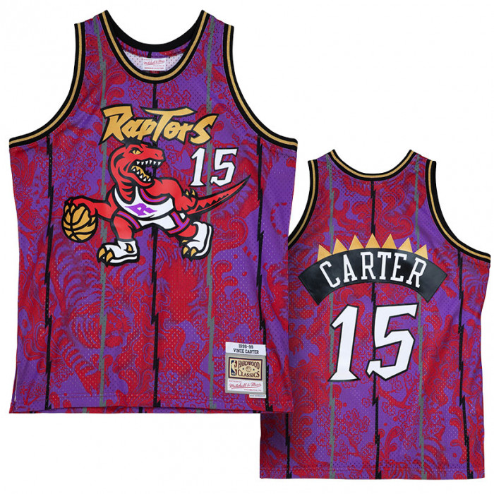 Vince Carter 15 Toronto Raptors 1998-99 Mitchell and Ness Asian