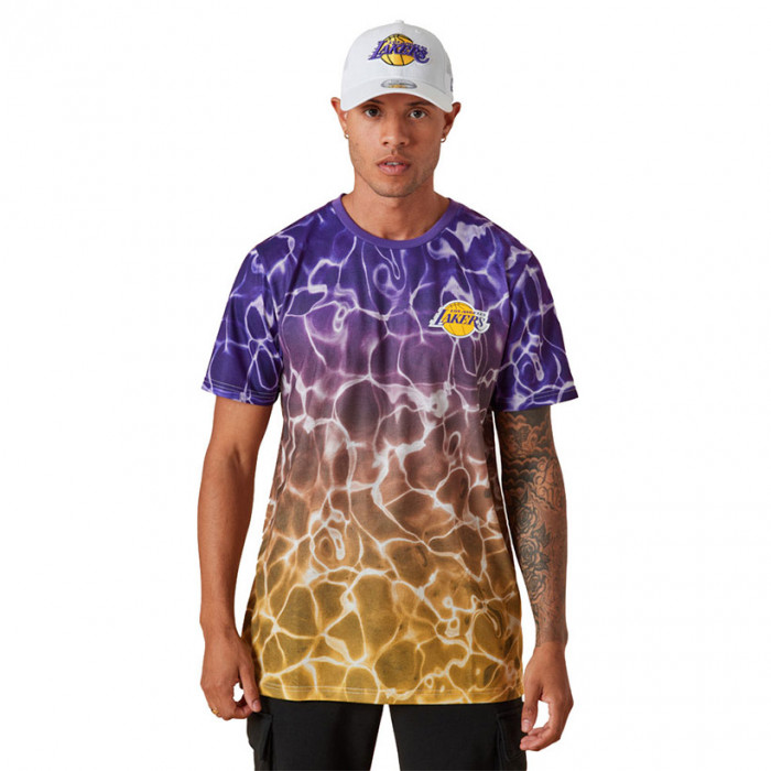 Los Angeles Lakers New Era Team Colour Water Print majica