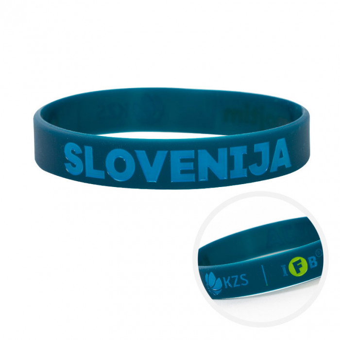 Slovenia KZS IFB Navy braccialetto in silicone