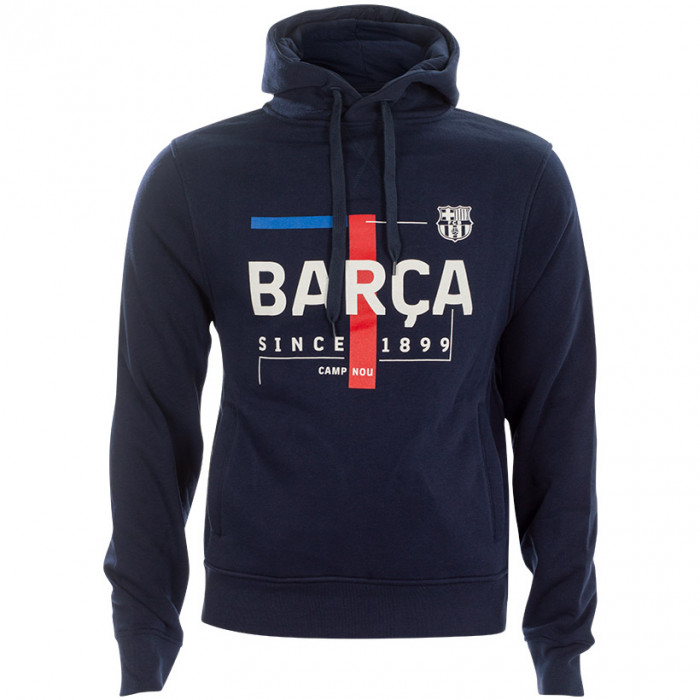 FC Barcelona Text pulover sa kapuljačom