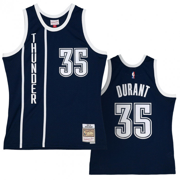 Kevin Durant 35 Oklahoma City Thunder 2015-16 Mitchell and Ness Swingman Alternate maglia