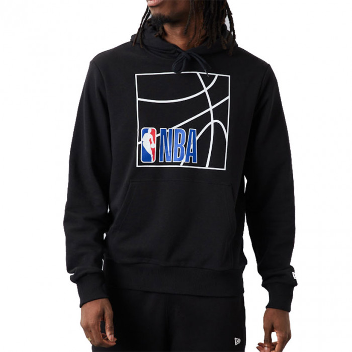 NBA New Era Basketball Logo Court Kapuzenpullover Hoody