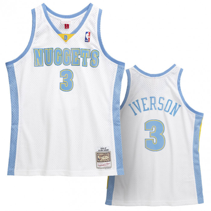 Allen Iverson 3 Denver Nuggets 2006-07 Mitchell and Ness Swingman dres