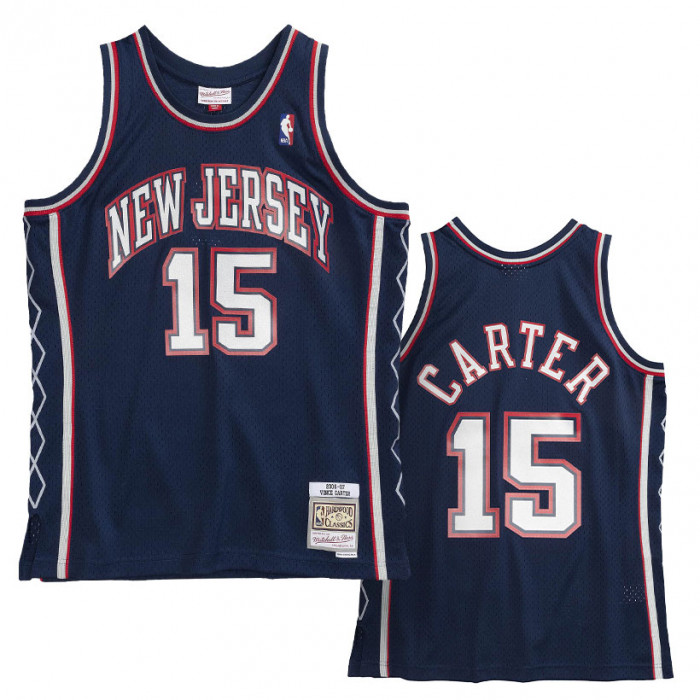 Vince Carter 15 New Jersey Nets 2006-07 Mitchell and Ness Swingman dres