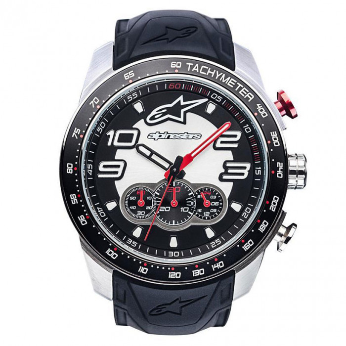 Alpinestars Tech Watch Chrono Satined Steel orologio da polso