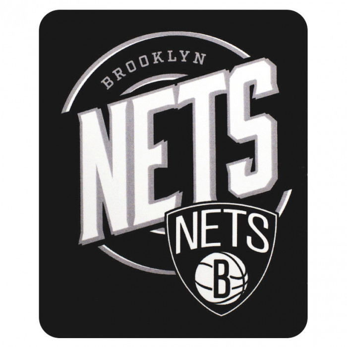 Brooklyn Nets NBA Infill Team Logo Black Jersey