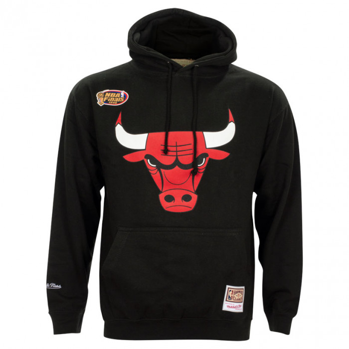 Chicago Bulls Mitchell and Ness Team Logo duks sa kapuljačom