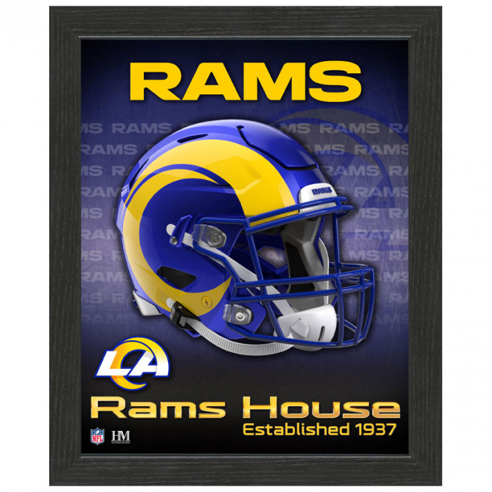 Los Angeles Rams Team Helmet Frame fotografija v okvirju