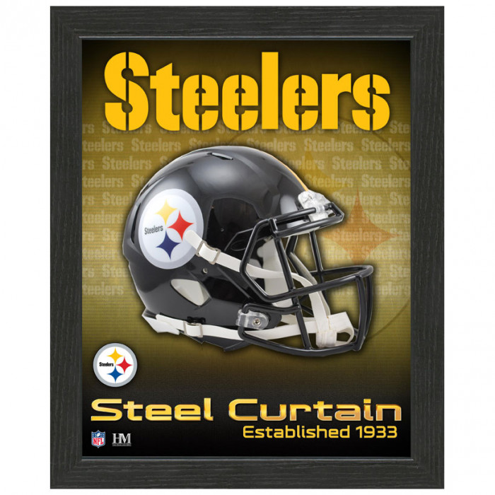 Pittsburgh Steelers Team Helmet Frame fotografija v okvirju