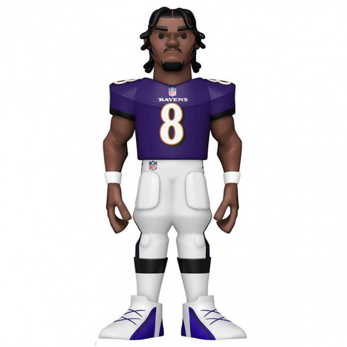 Lamar Jackson 8 Baltimore Ravens Funko Gold Premium figura 13 cm