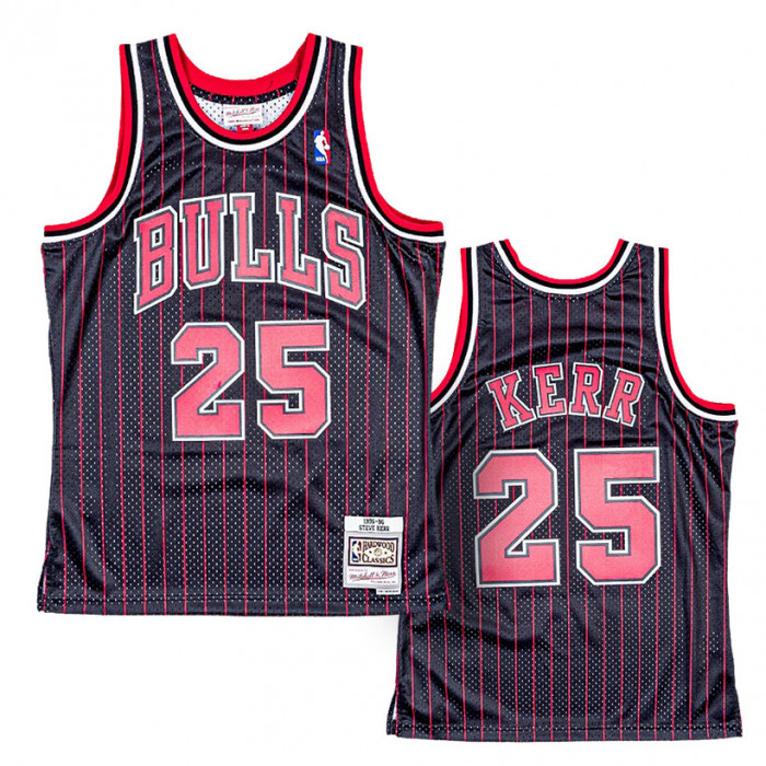 Steve Kerr 25 Chicago Bulls 1995-96 Mitchell and Ness Swingman Trikot