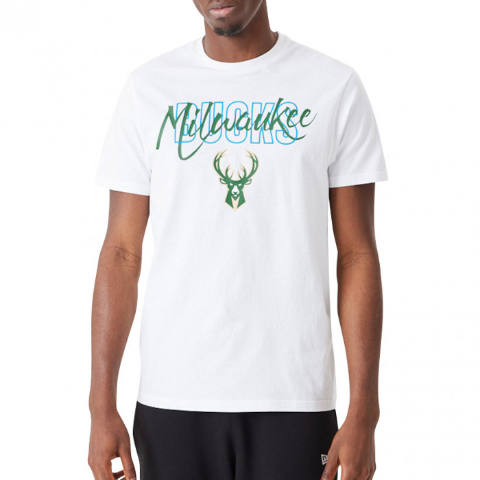 Milwaukee Bucks New Era Script T-Shirt