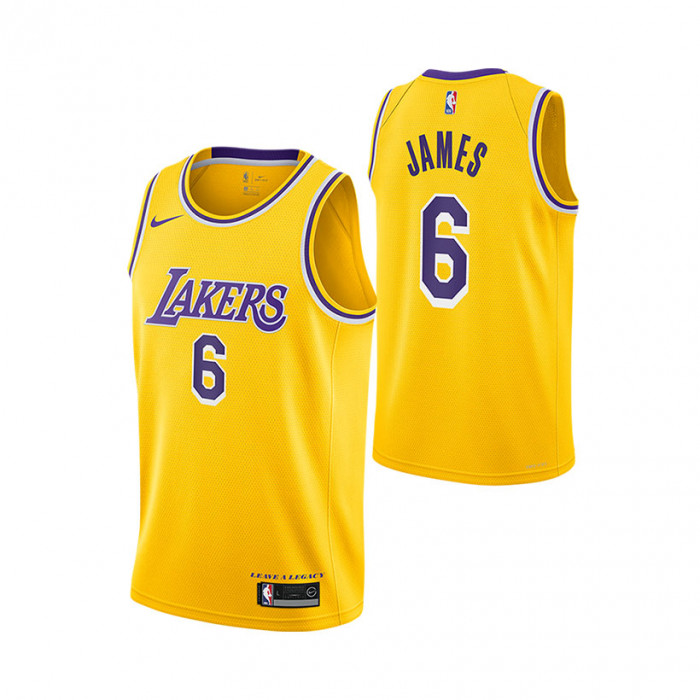 Preschool Nike LeBron James Gold Los Angeles Lakers Dri-Fit Swingman Player Jersey - Icon Edition