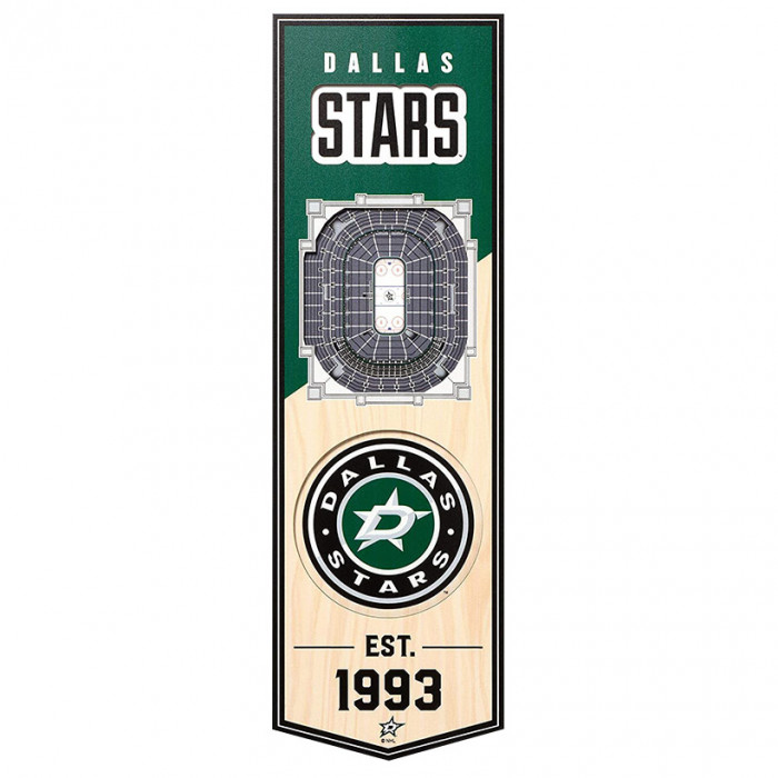 Dallas Stars 3D Stadium Banner 