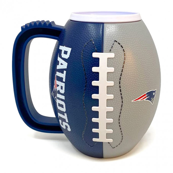 New England Patriots 3D Football vrč 710 ml