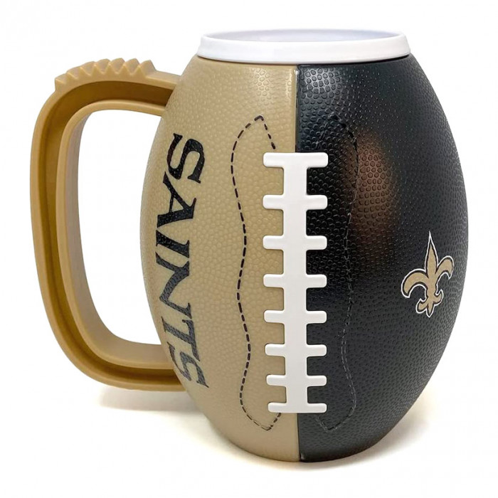 New Orleans Saints 3D Football krigla 710 ml