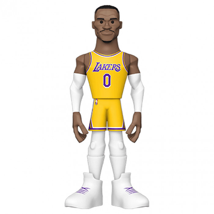 Russell Westbrook 0 Los Angeles Lakers Funko POP! Gold Premium Figura 13 cm