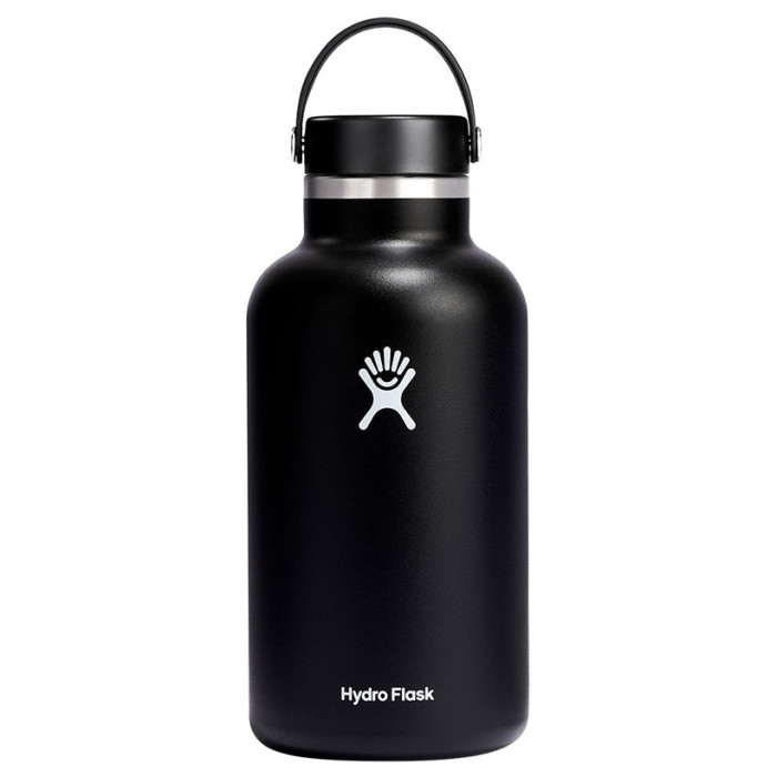Hydro Flask 64 oz Standard Mouth Flex Cap Black Flasche 1,9 L