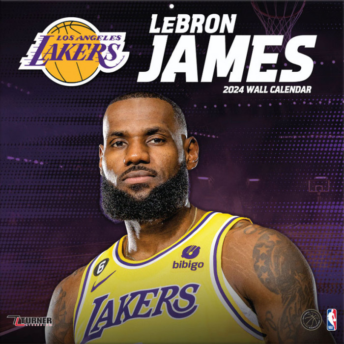 Lebron James Los Angeles Lakers Calendario 2024