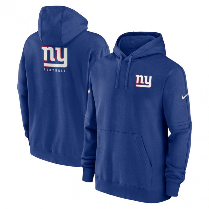 New York Giants Nike Club Sideline Fleece Pullover pulover sa kapuljačom