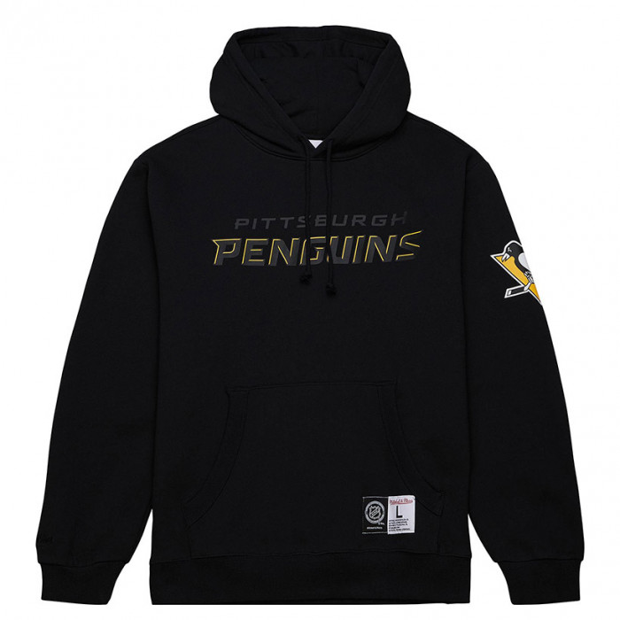 Pittsburgh Penguins Mitchell and Ness Game Current Logo duks sa kapuljačom