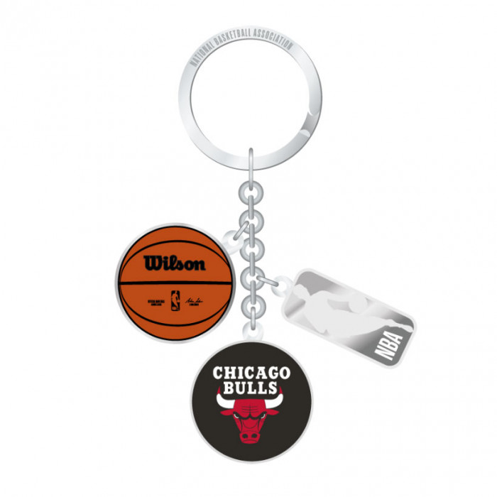 Chicago Bulls Charm Keychain obesek