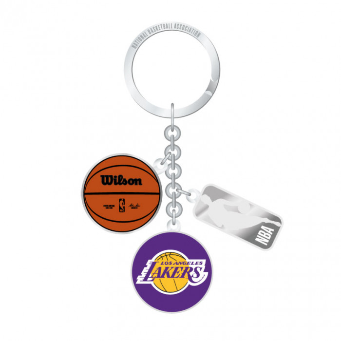Los Angeles Lakers Charm Keychain obesek