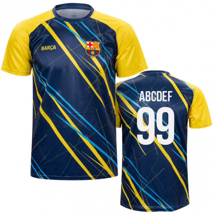 FC Barcelona Lined Amarillo Poly trening majica dres (poljubni tisk +16€)