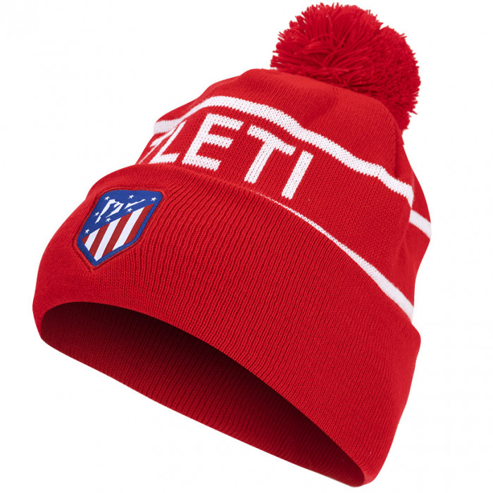 Atlético de Madrid Pompon Red Wintermütze
