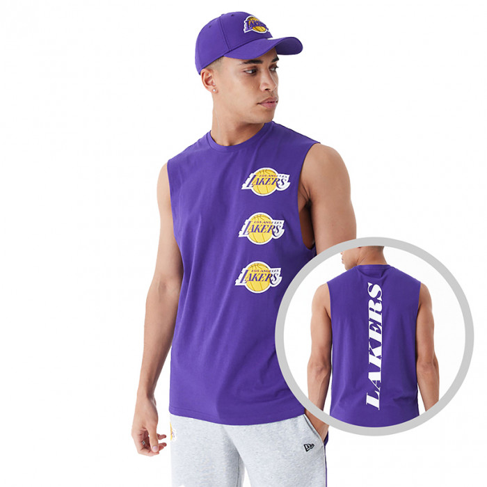 Los Angeles Lakers New Era Sleeveless T-Shirt ärmellos