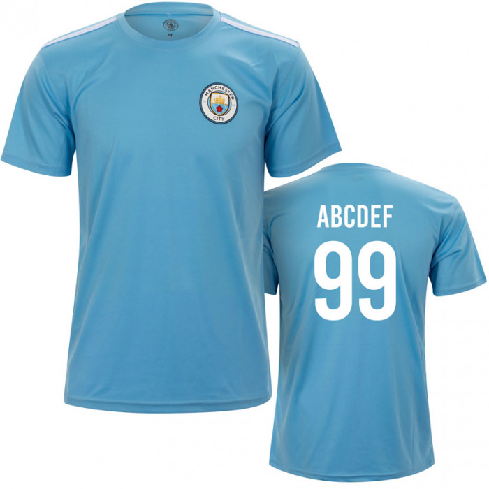Manchester City N°1 Poly Training T-Shirt Trikot (Druck nach Wahl +16€)