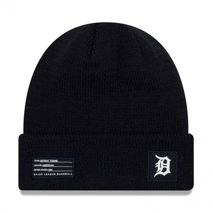 Detroit Tigers New Era 2018 MLB Official On-Field Sport Knit cappello invernale Navy