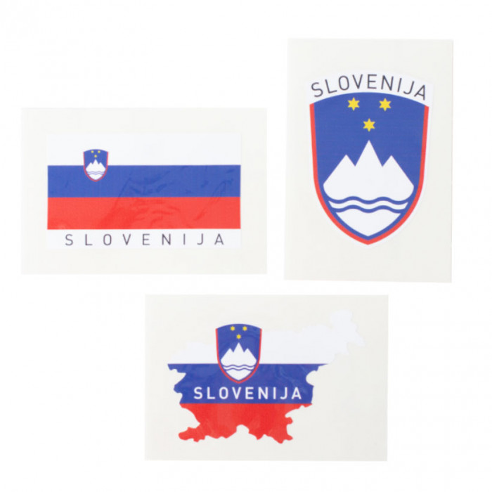 Slovenija 3x nalepka